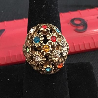 Gorgeous Vintage Cocktail Ring