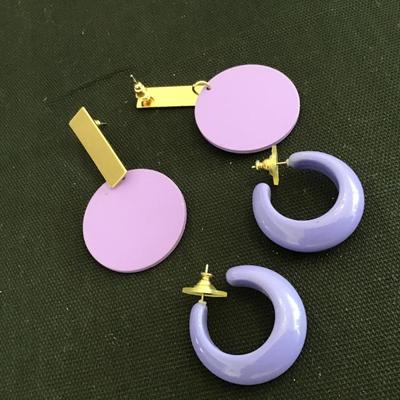 Lot of Purple Earrings