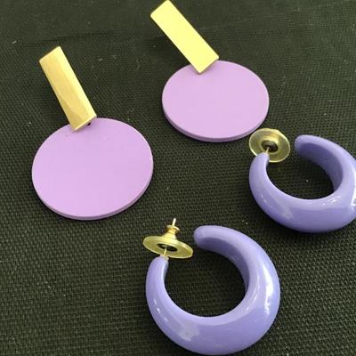 Lot of Purple Earrings