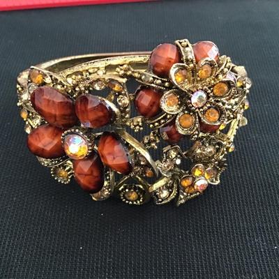 Chunky Statement Hinged Bracelet