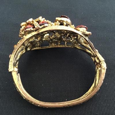 Chunky Statement Hinged Bracelet