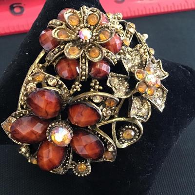 Chunky Statement Hinged Bracelet