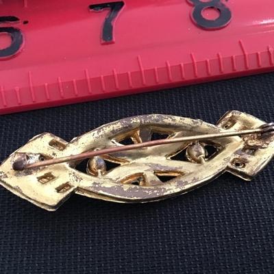 Vintage Rhinestone Brooch