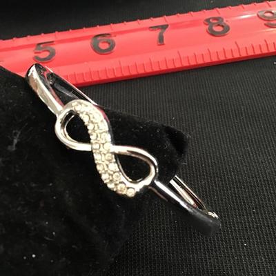 Hinged Rhinestone Bracelet