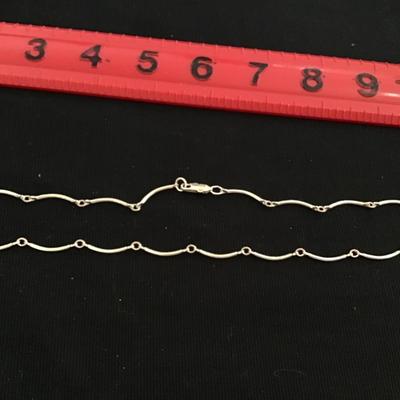 Silver 925 Wave Necklace