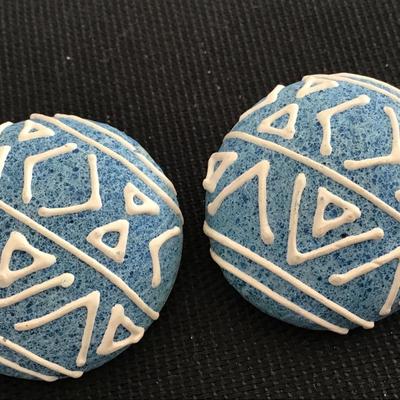 Aztec Style Clip on Earrings
