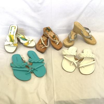 Mb8170 Lot of Ladies Talbots, White House Black Market Sandals