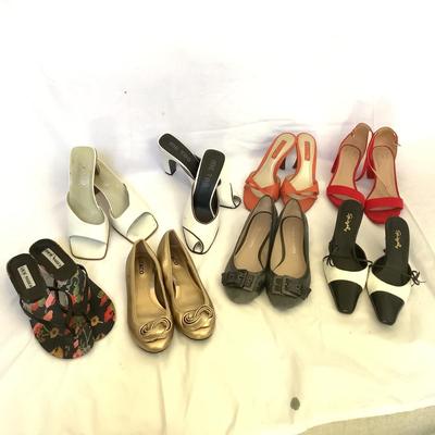 MB8175 Lot of Various Styles of Ladies Shoes, Flats, Heels, Mules