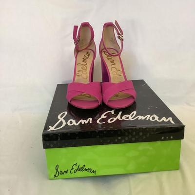 MB8186 Pair of SAM EDELMAN Hot Pink Pumps