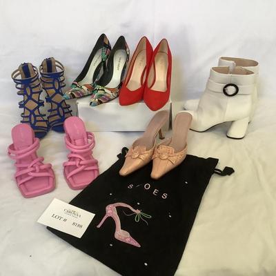 MB8188 Lot of Ladies Pumps, Mules, Boots
