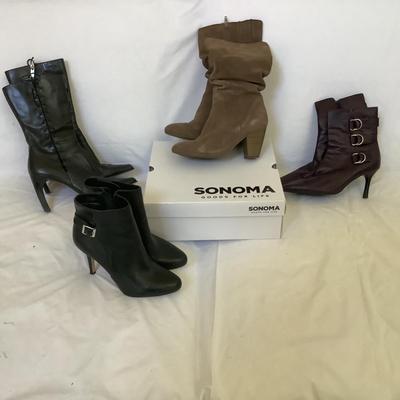 MB8195 Four Pairs of Ladies Boots