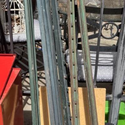 6 steel fence posts