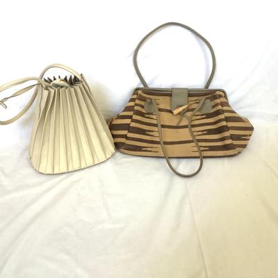 MB8200 Carpet Bag and Pleated Handbag
