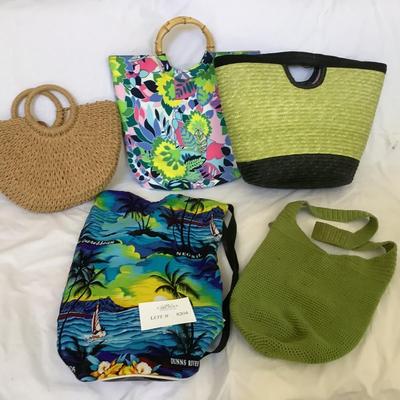 MB8204 Lot of Summer Bags, Totes, Talbot’s and more
