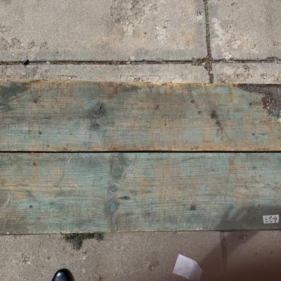 Primitive Wood Box with Lift Lid