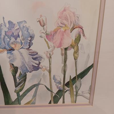 2 FLORAL ORIGINAL WATERCOLORS BY ELOISE POPE