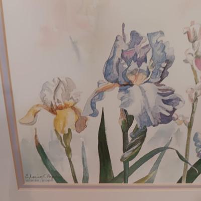 2 FLORAL ORIGINAL WATERCOLORS BY ELOISE POPE