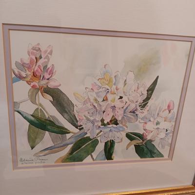 2 FLORAL ORIGINAL WATERCOLORS BY ELOISE POPE