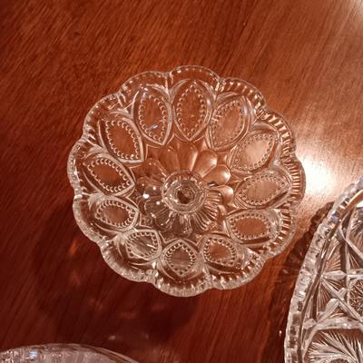 CRYSTAL SERVING PIECES