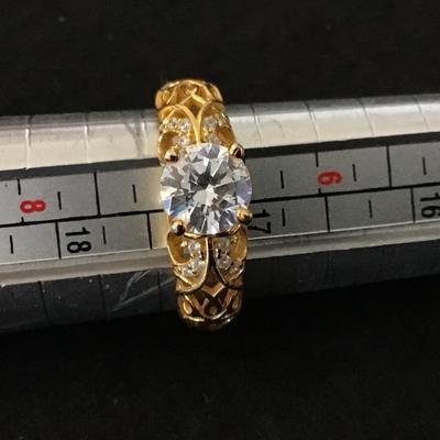 Jeulia S925 Filagree Scroll Ring