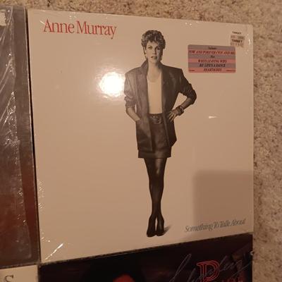 KENNY ROGERS, CHARLEY PRIDE AND ANNE MURRAY ON VINYL RECORDS