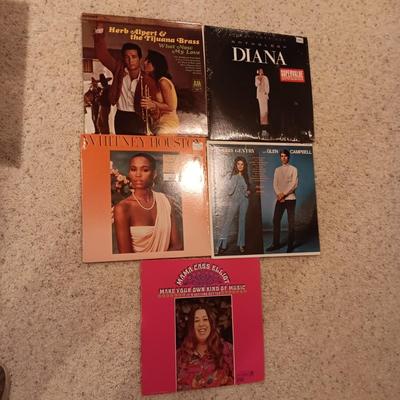 MAMA CASS, WHITNEY HOUSTON, GLEN CAMPBELL AND MORE ON VINYL RECORDS
