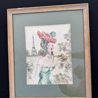 “De Pairee” Paris Water Color