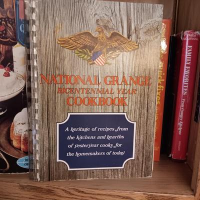 COOKBOOKS AND 2 BOXES FULL OF RECIPES