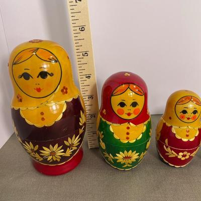 Vintage Russian Nesting Dolls