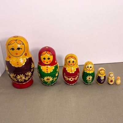 Vintage Russian Nesting Dolls