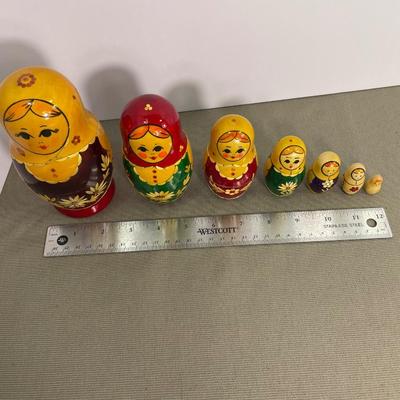 Vintage Russian Nesting Dolls