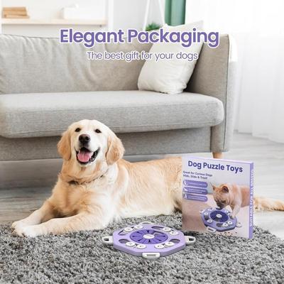Dog Puzzle Toys for Dogs, Dog Puzzles for Smart Dogs, Interactive Dog Enrichment Toys for IQ Training & Mental Stimulation, Dog Treat...