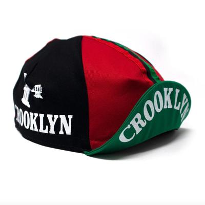 40 Acres "The Crooklyn" Pan-African Flag Biker Cap Hat - giordanacycling - Inspired by Mars Blackmon