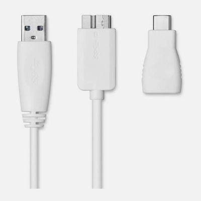 Seagate 2TB Backup Plus Ultra Touch External Hard Drive (White) - Portable HDD