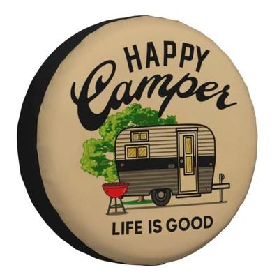 14" Spare Tire Cover Weatherproof Universal Wheel Protectors for RV Camper Travel Trailer SUV Truck