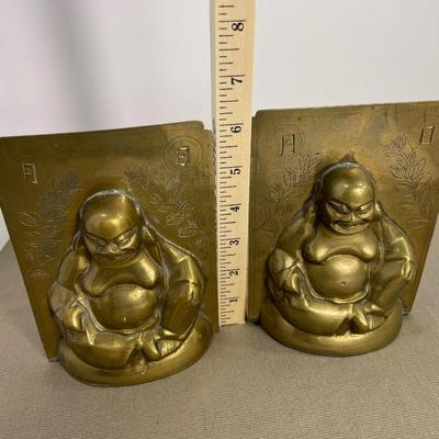 1970’s Brass Buddha Bookends