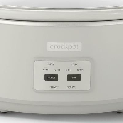 A - Crock-Pot 7-Quart Cook & Carry Slow Cooker & Thermal Carry Bag in Oat Milk Cream Color