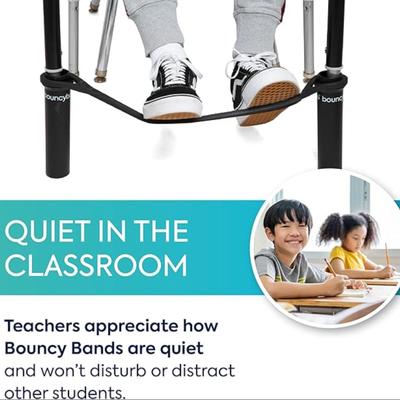 Original Bouncyband® Bouncy Bands for School Desks - Bouncy Bands allow fidgety students to sit at their desk and move the band,...