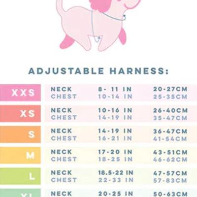 Size Medium Sassy Woof Adjustable Neoprene Dog Harness Vest w/No Pull D-Ring in Apple Cider Orange & Rose Gold Hardware