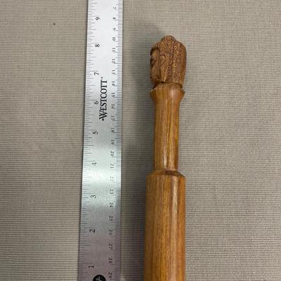 Carved Wooden Buddha Singing Bowl Mallet