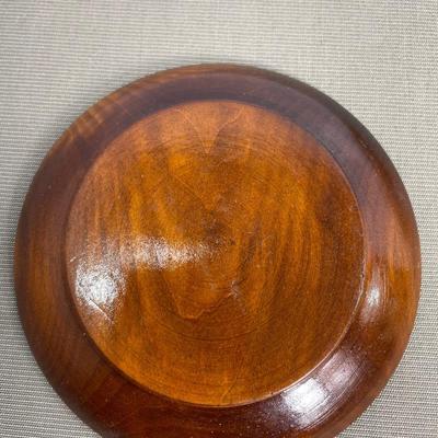 Folk Art Tolled Plate and Bonis Pottery Owl Plate