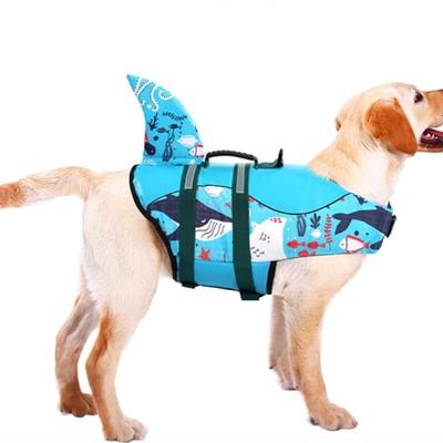 Size Medium Dog Life Jacket Pet Life Safety Vest for Swimming Boating, Dog Shark Life Jackets Dog Lifesavers Swimsuits for Pool, Dog...