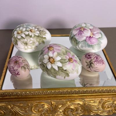 O’Keefe Hand Painted Porcelain Eggs