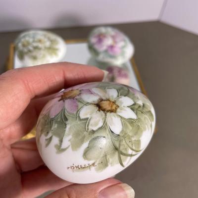 O’Keefe Hand Painted Porcelain Eggs