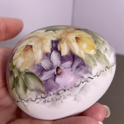 O’Keefe Hand Painted Porcelain Eggs