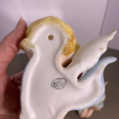 Vintage Napco Bisque wall Angels Cherubs