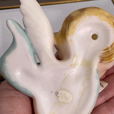 Vintage Napco Bisque wall Angels Cherubs