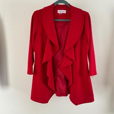UBR8365 Lot of Ladies Calvin Klein Red, Chicos, Talbots Jacket