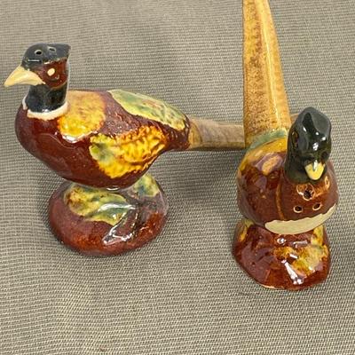 6 Pheasant Salt and Pepper Shakers