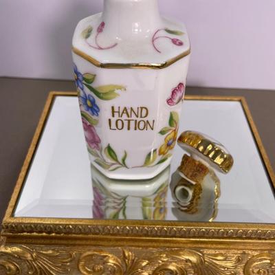 Vintage Lady Barrington Vanity Hand Lotion Bottle